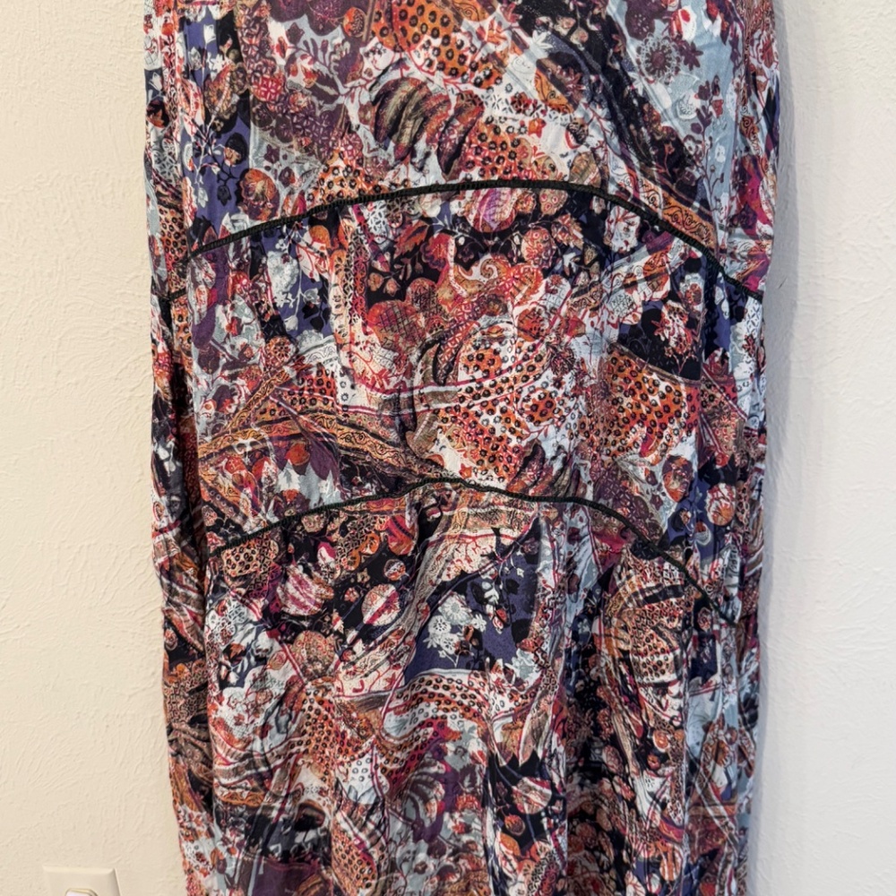 Peruvian Connection Viscose Patterned Maxi Dress … - image 3